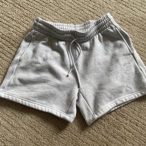 Aritzia Light Gray Athletic Shorts
